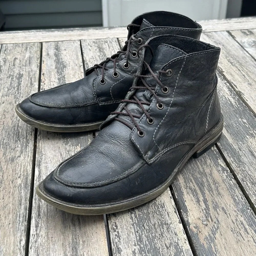 Bed Stu Curtis II Distressed Leather Chukka Boots Mens US 12 EU 45 Lace up